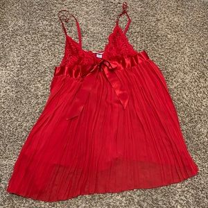 Red baby doll Victoria’s Secret